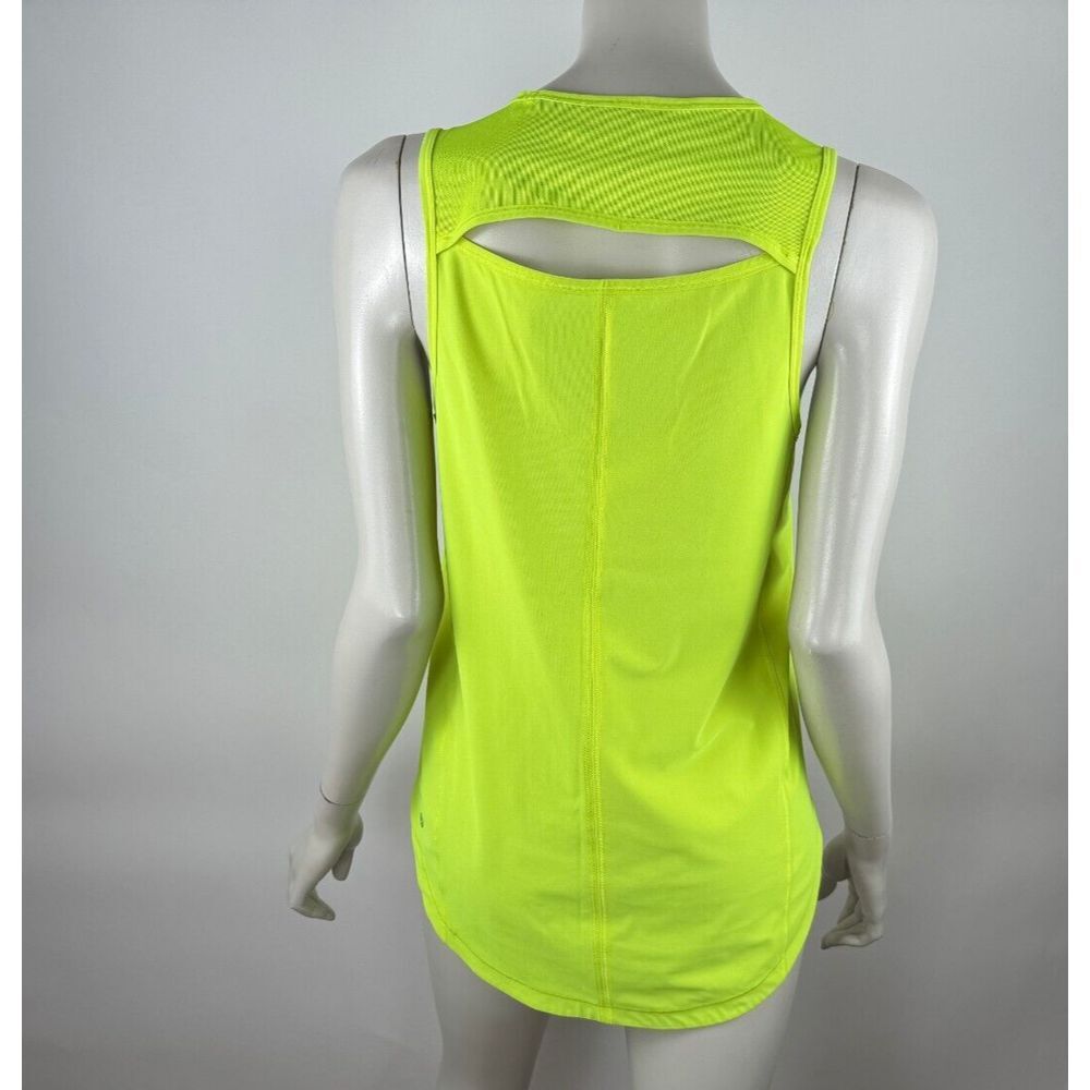 Lululemon Sculpt Tank Women 6? EUC Stretch Sleeveless Crewneck Gym Yoga Run Neon